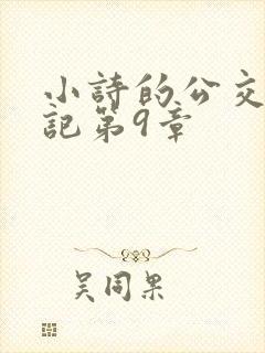 小诗的公交车日记第9章