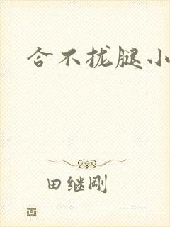 合不拢腿小说