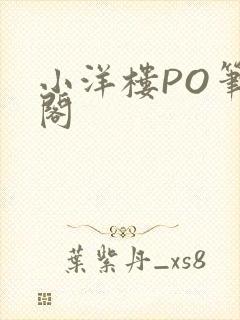 小洋楼PO笔趣阁