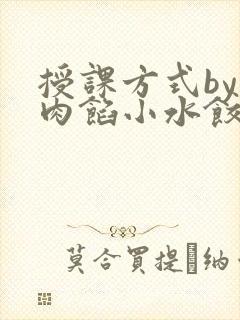 授课方式by 肉馅小水饺