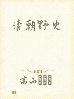 清朝野史