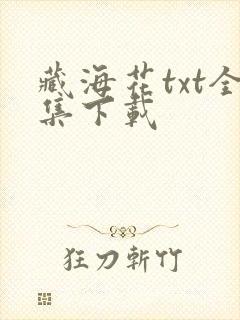 藏海花txt全集下载