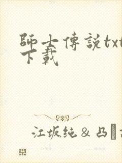 师士传说txt下载