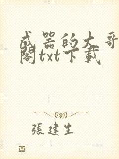 成器的大哥笔趣阁txt下载