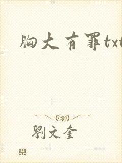胸大有罪txt