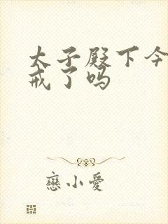 太子殿下今天破戒了吗