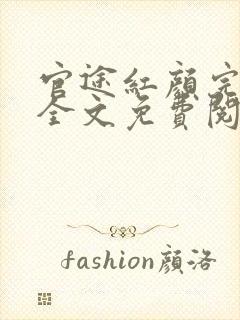 官途红颜完整版全文免费阅读