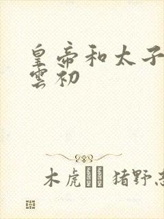 皇帝和太子妃h云初