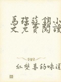 马强苏钥小说全文免费阅读最新章节