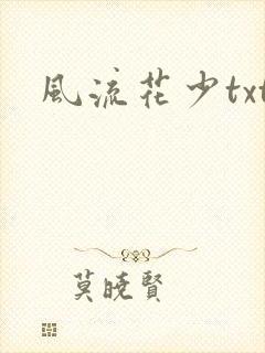 风流花少txt