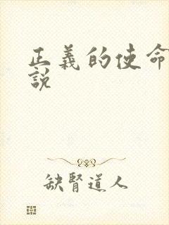 正义的使命 小说