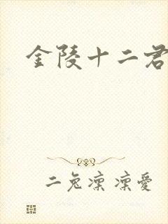 金陵十二君
