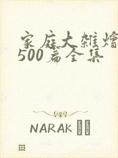 家庭大杂烩小说500篇全集