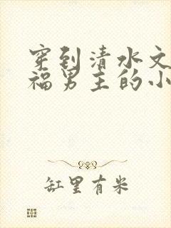 穿到清水文里造福男主的小说