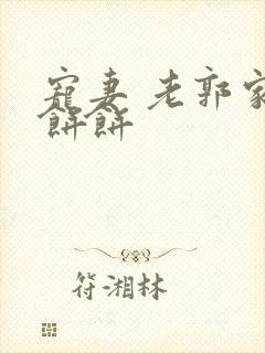 宠妻 老郭家的饼饼