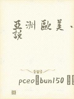 亚洲 欧美 小说