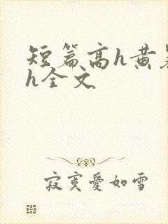 短篇高h黄暴辣h全文