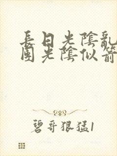 长日光阴乱作一团光阴似箭眇眇