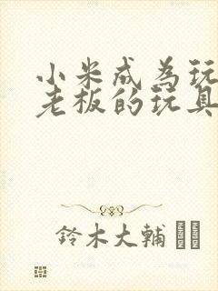 小米成为玩具店老板的玩具