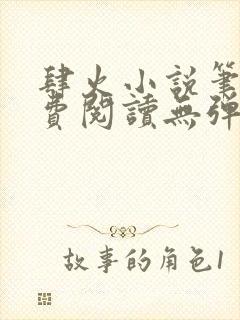 肆火小说笔趣免费阅读无弹窗