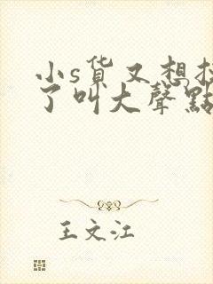 小s货又想挨c了叫大声点