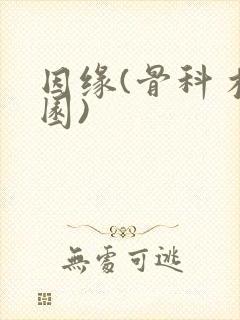 因缘(骨科 校园)