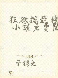 狂欲总裁穆非雪 小说免费阅读