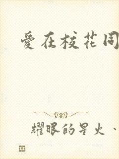 爱在校花同居时