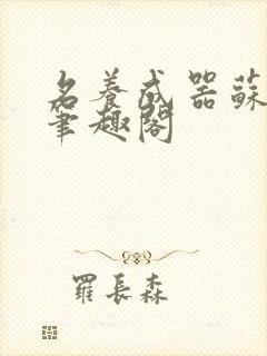 名养成器苏沫沫笔趣阁