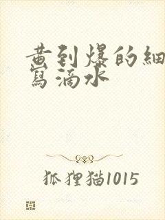 黄到爆的细节描写滴水