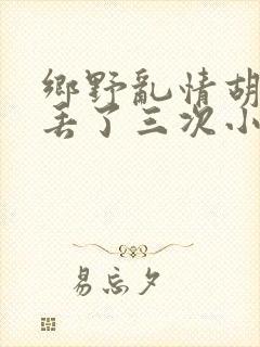 乡野乱情胡秀英丢了三次小说