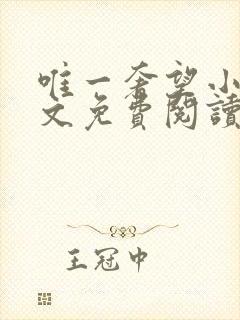 唯一奢望小说全文免费阅读