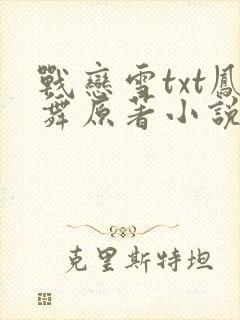 战恋雪txt凤舞原著小说