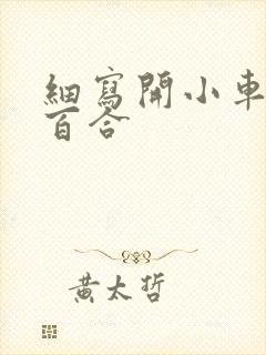 细写开小车车的百合