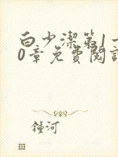 白少洁第1一40章免费阅读