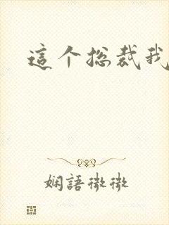 这个总裁我要了