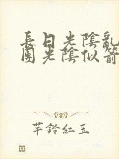 长日光阴乱作一团光阴似箭无弹窗