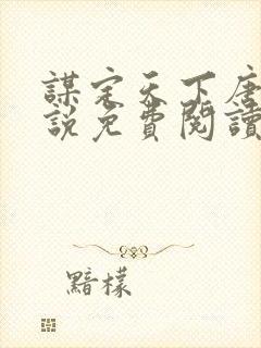 谋定天下唐诚小说免费阅读