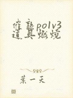 催熟po1v3道具燃烧