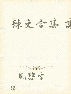 辣文合集 高h