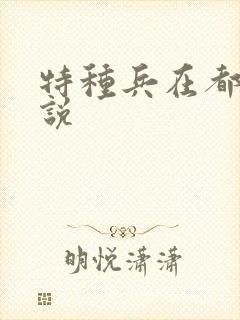 特种兵在都市小说