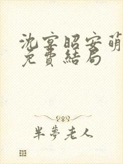 沈宴昭安萌全文免费结局