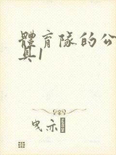 体育队的公用玩具1