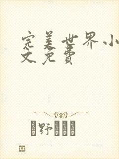 完美世界小说全文免费