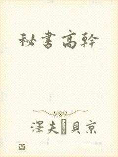 秘书高干