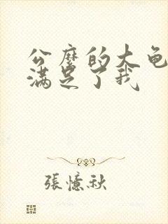 公么的大龟强大满足了我