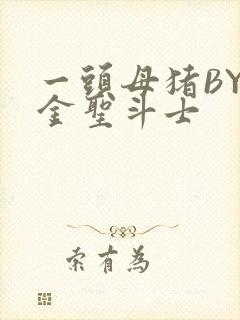 一头母猪BY黄金圣斗士