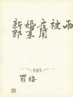 新婚夜被两个伴郎享用