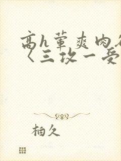 高h荤爽肉欲文〈三攻一受〉视频