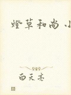 灯草和尚 小说